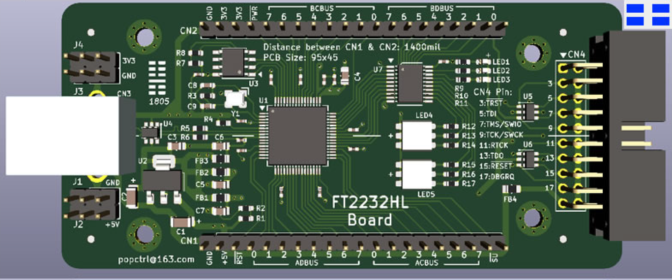 FT2232HL-board