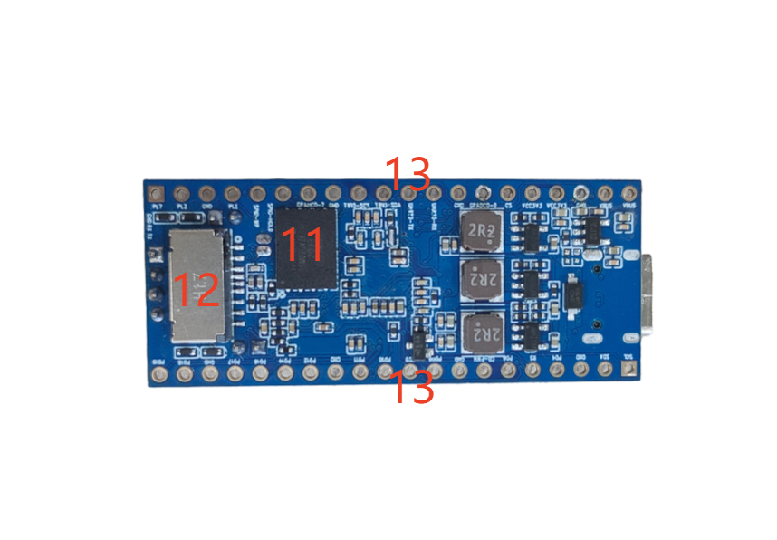 PICO2背面接口标号