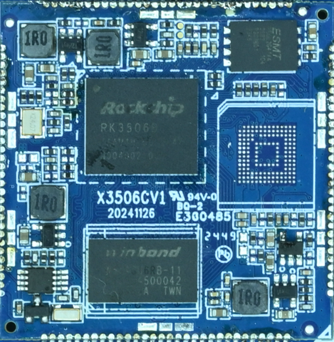 X3506核心板正面图