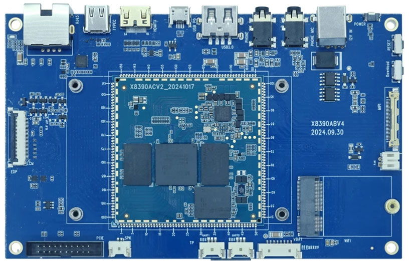 X8390开发板正面