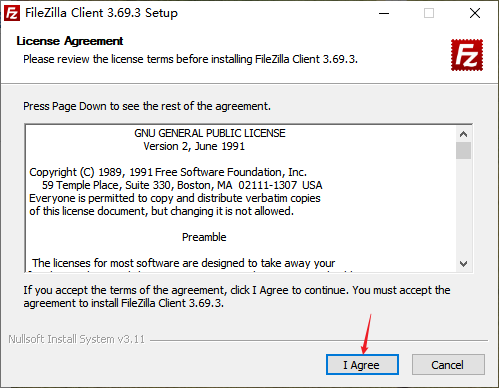 Installing FileZilla