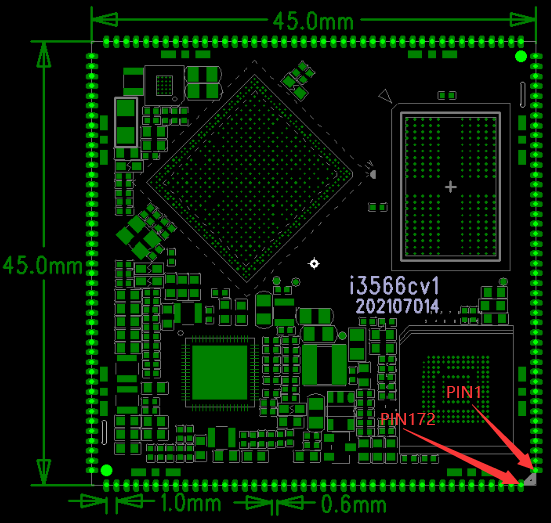 I3566CV1 core board layout
