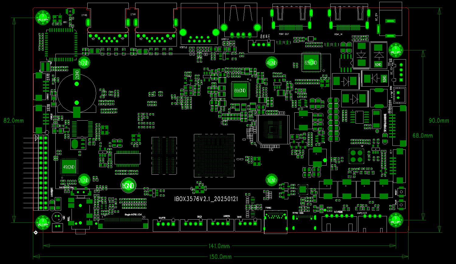 IBOX3576 mainboard image