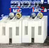 Dual MIC connector
