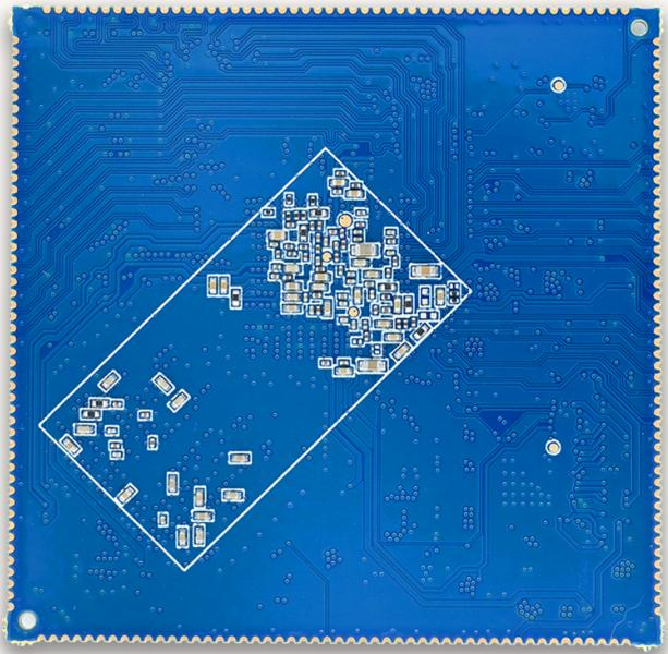 Rear view of the X527 core board