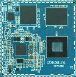 Front view of the X733 core board